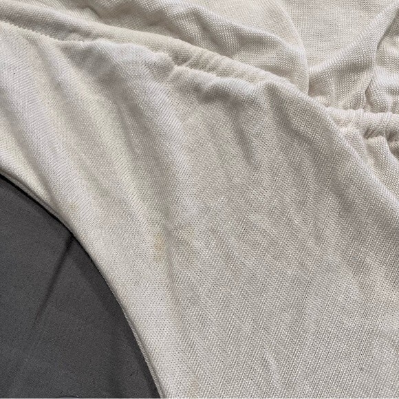 NWT Gilli Cream Knit Dolman Sleeve Lace Back Top Size Small - Picture 9 of 9